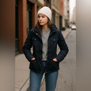 Marc By Marc Jacobs Down Puffer Jacket in Navy